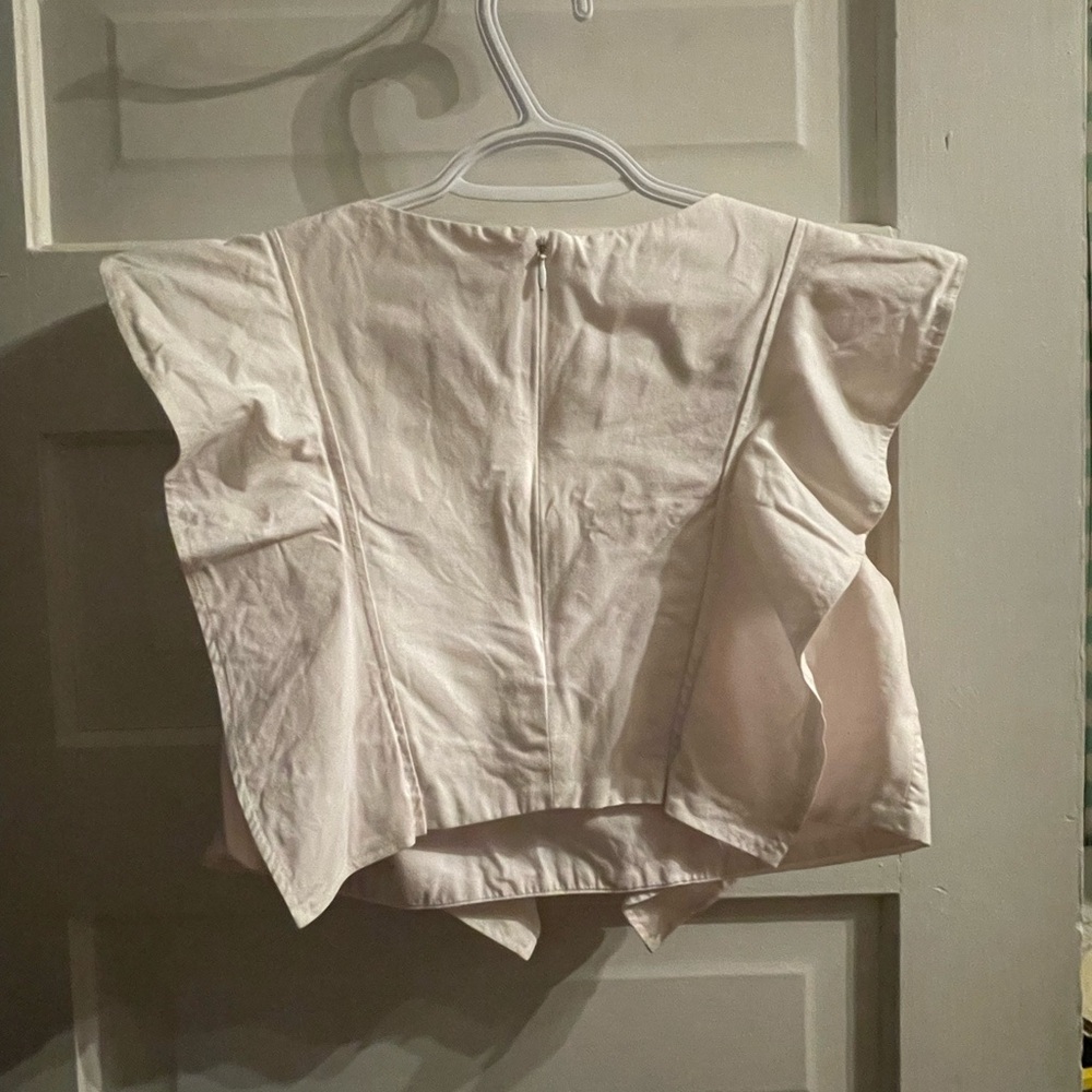 Handmade Cream Ruffle Tank - Picture 7 of 9